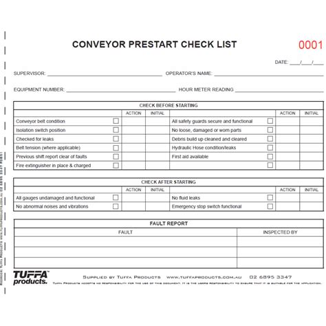 screw conveyor preventive maintenance checklist|roller conveyor maintenance checklist pdf.